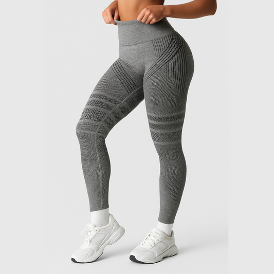 3D Leggings - Grau
