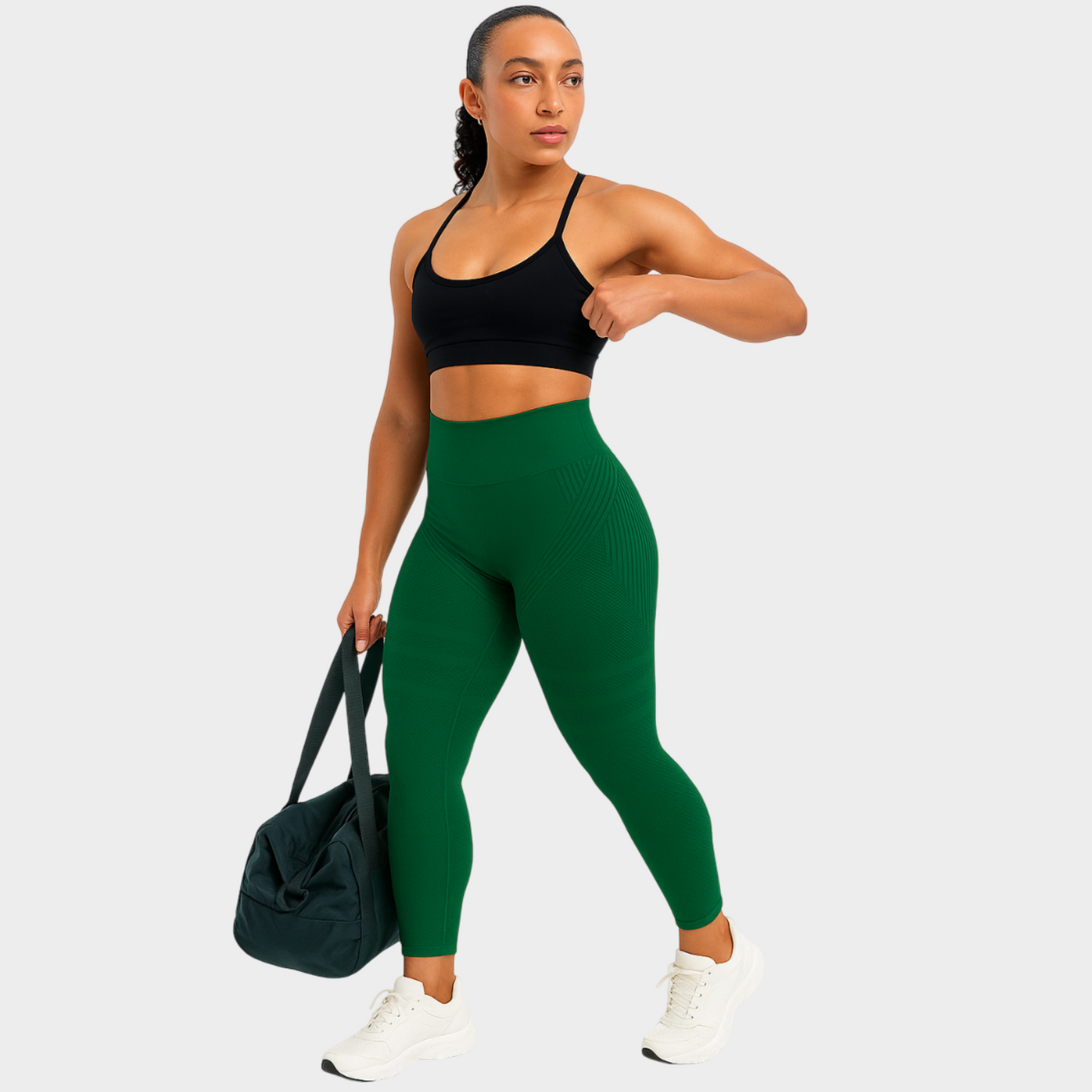 3D Leggings  - Grün